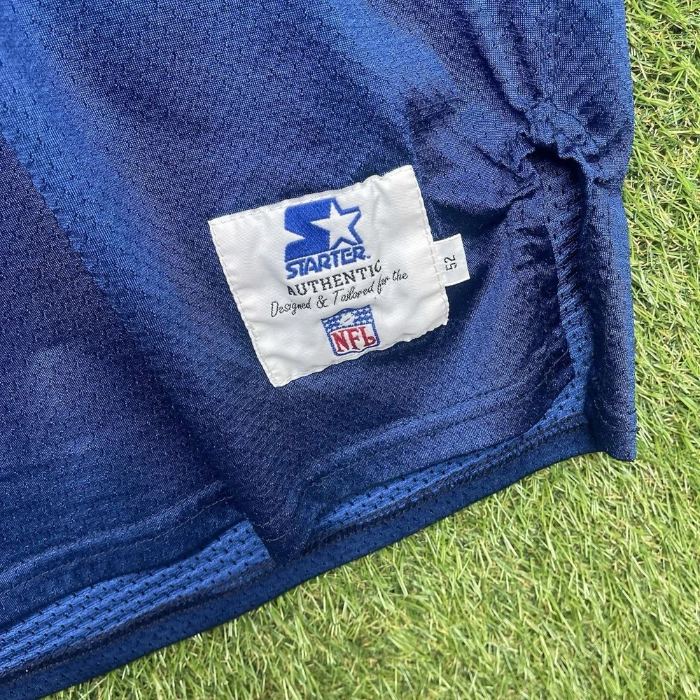 Dallas Cowboys Starter Jersey Mens Size 52 Troy Aikman #8 Blank Football Blue